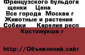 Французского бульдога щенки  › Цена ­ 35 000 - Все города, Москва г. Животные и растения » Собаки   . Карелия респ.,Костомукша г.